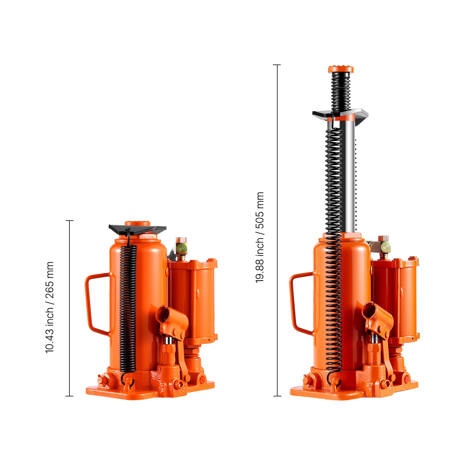 Air Hydraulic Bottle Jack For Car Repairs Manual Hand Pump_voghion.com